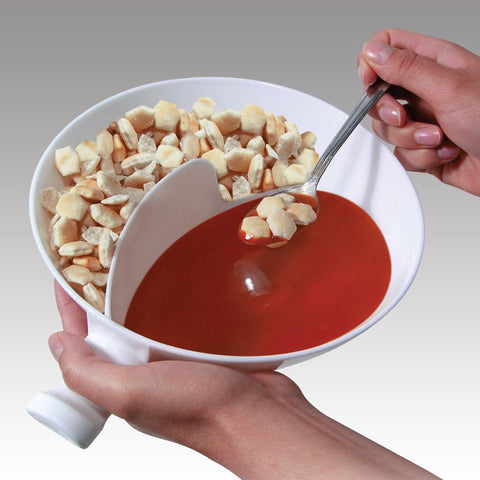 Separated Snack and Cereal Bowl