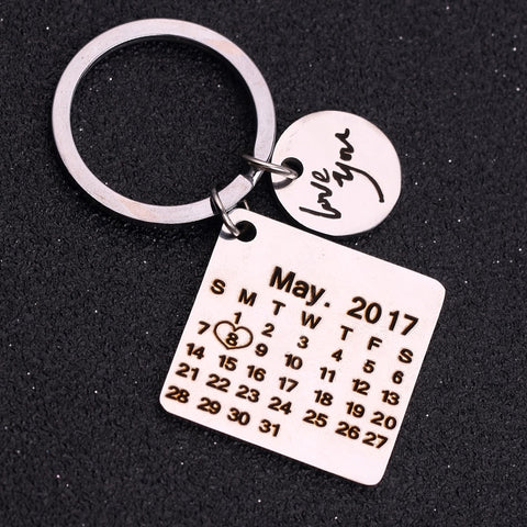 Custom Calendar KeyChain
